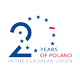 Logo of the 20th anniversary of Poland's membership in the EU